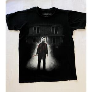 Michael Myers Tshirt ROCK REBEL Halloween II House Men’s Small Black Cotton